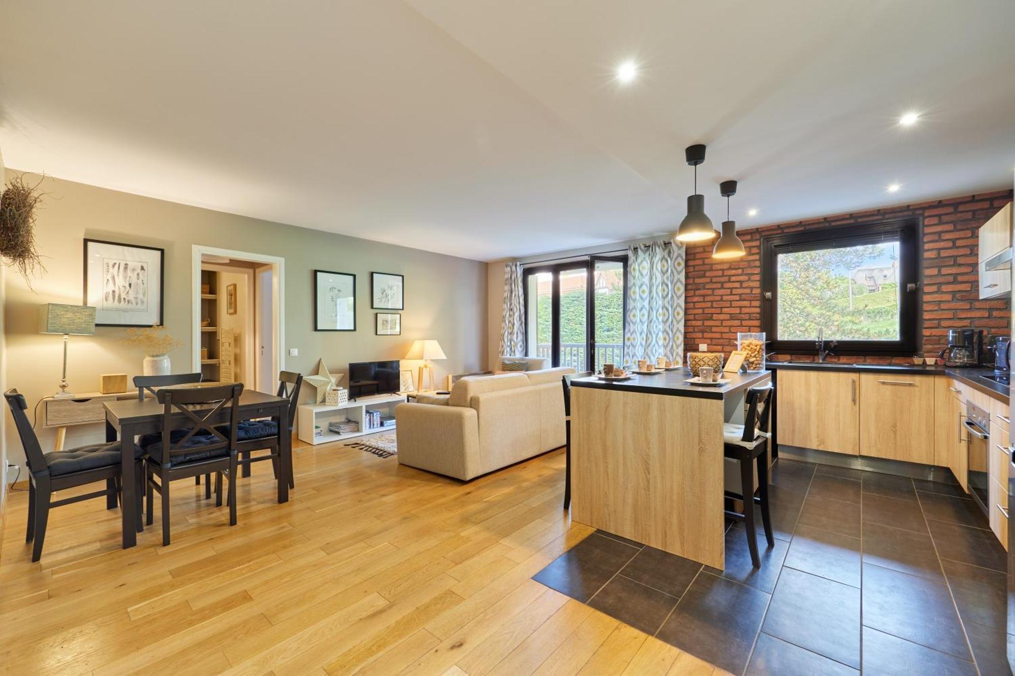 Une Parenthese A La Mer - Appt Vue Mer Blonville-sur-Mer Exterior foto
