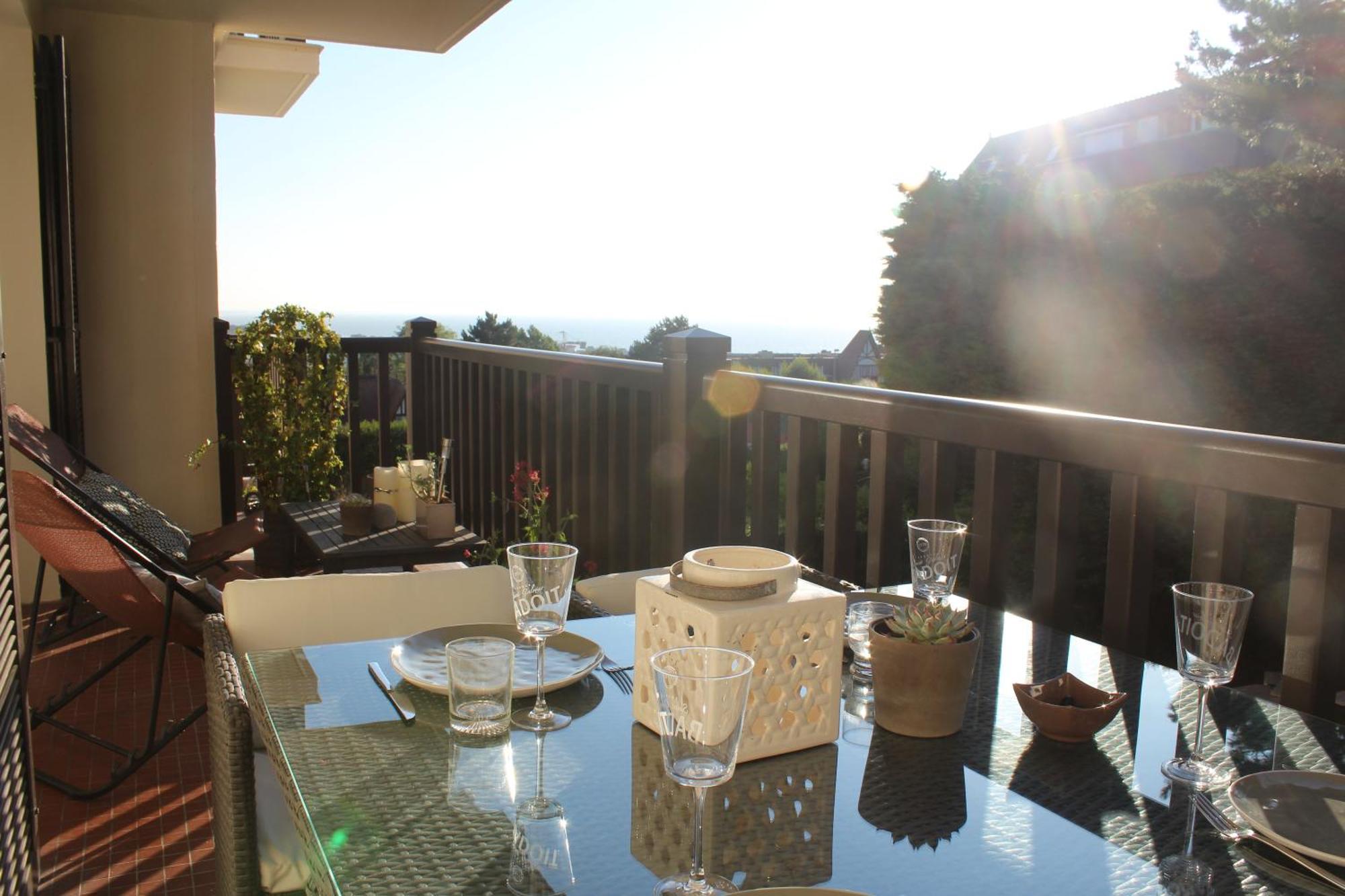 Une Parenthese A La Mer - Appt Vue Mer Blonville-sur-Mer Exterior foto